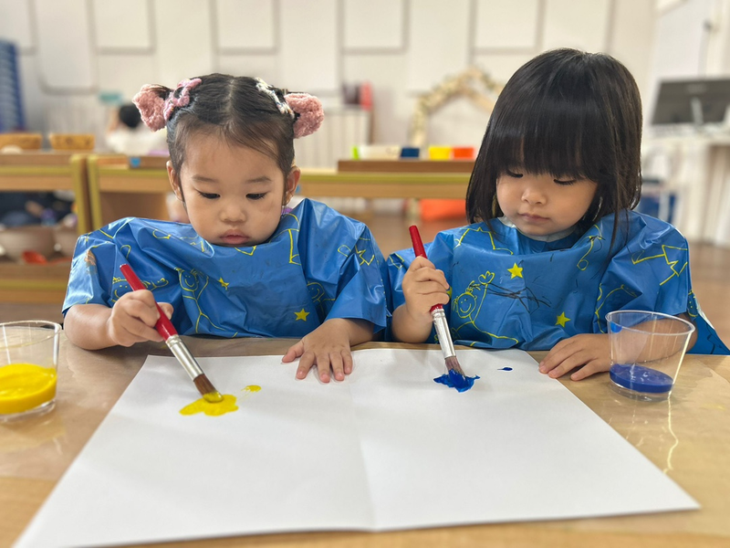 Montessori at Home: Exploring Color, Line, and Shape Through Open-Ended Art