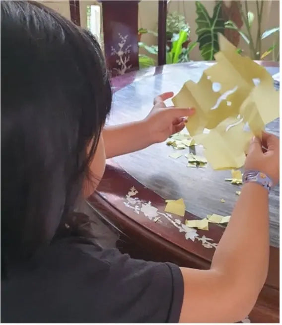 Montessori at Home: Rangoli Craft