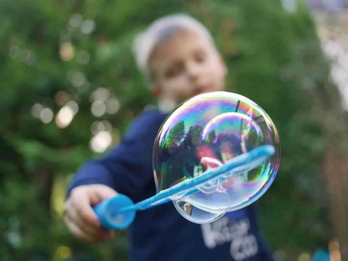 Montessori At Home: Making Bubbles