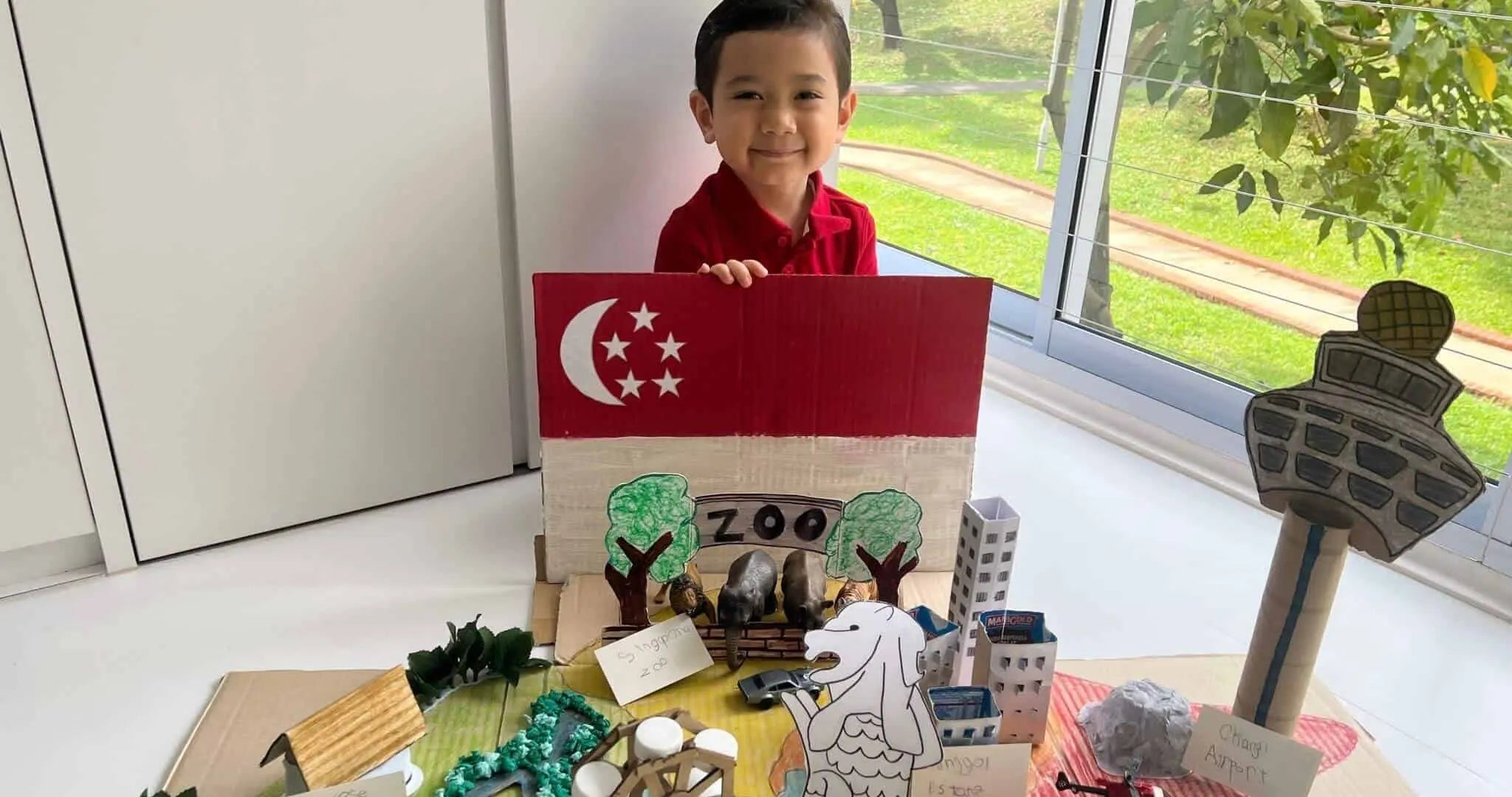 Montessori at Home – Map of Singapore