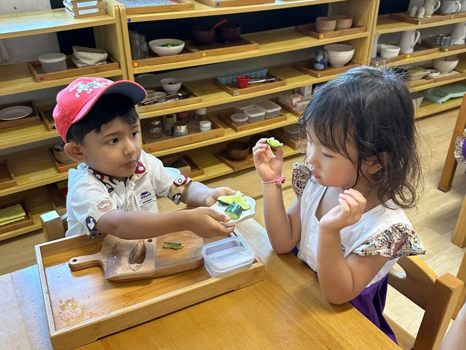 Montessori at House on the Hill: Exploring Fruits & Vegetables with Our Youngest Learners