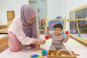 Infant in the Nido Room