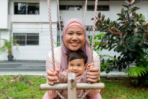 Infant outdoor exploration